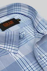 CHECKERD SHIRT NAVY